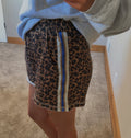 Trimmed Leopard Shorts