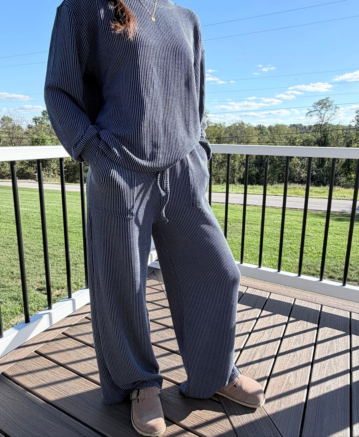 Ribbed Lounge Set