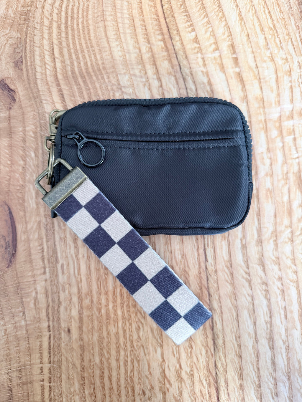 Keychain Wallet with Wrist Lanyard