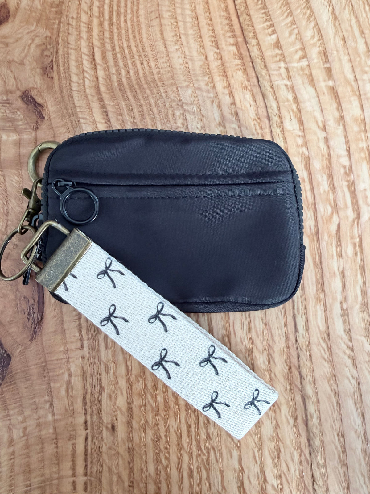 Keychain Wallet with Wrist Lanyard