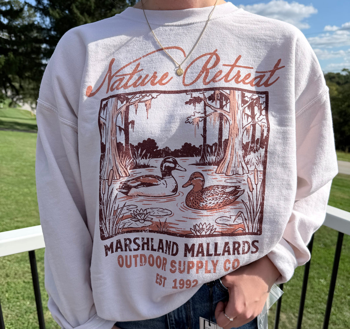 Nature Retreat Mallards Crewneck