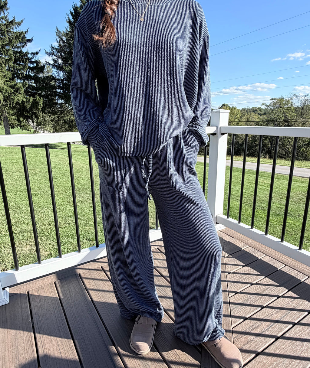 Ribbed Lounge Set
