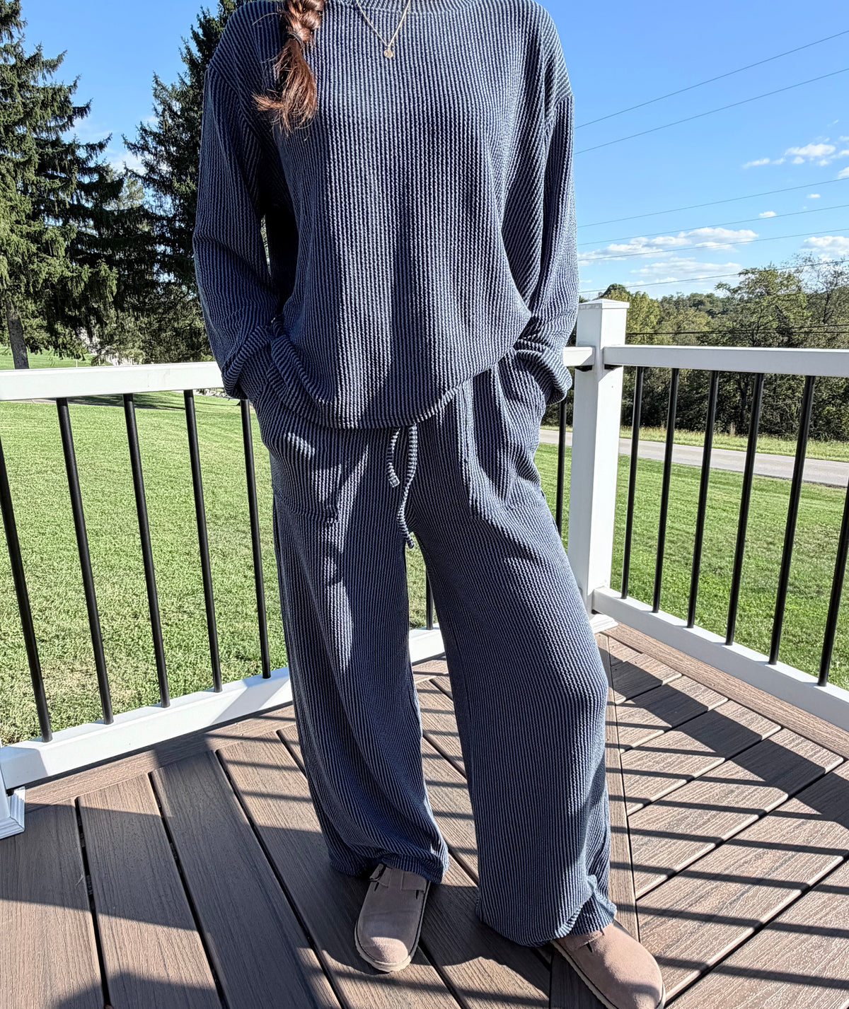 Ribbed Lounge Set