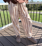 Striped Parachute Pants