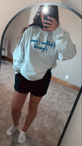 Royal Blue Embroidered HLA Crewneck