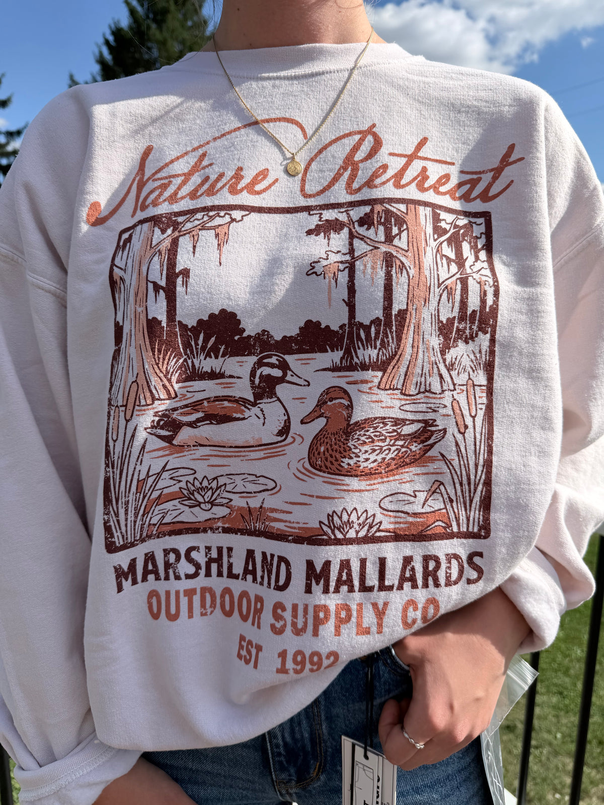 Nature Retreat Mallards Crewneck